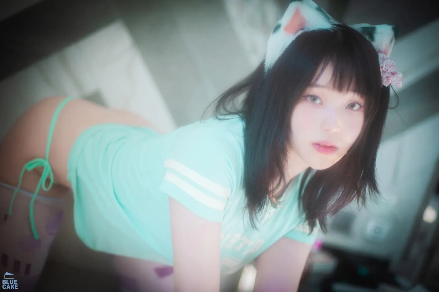 Bambi밤비 – NO.91 [BLUECAKE] Naughty Cats Pink  Mint RED[23] [55P]插图5